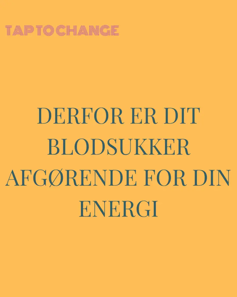 Derfor er dit blodsukker afgørende for din energi